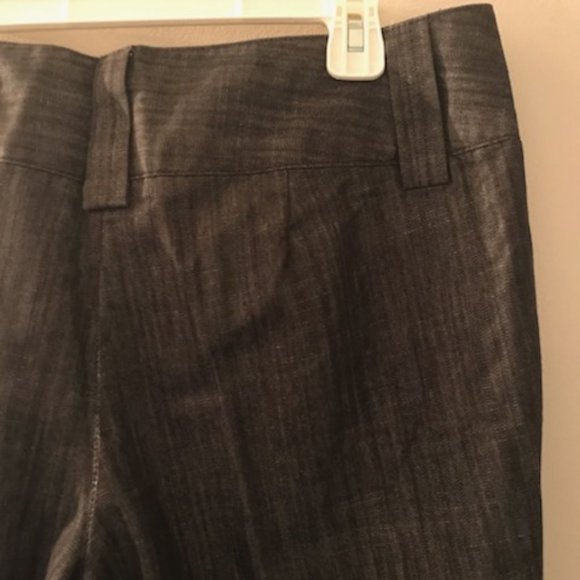 🔶5/30$!! Professional/Career Two Button, Dark Grey Capris - Picture 5 of 8